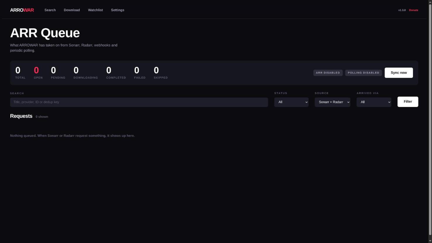 ARR queue